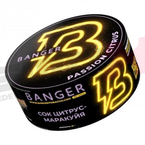 Табак для кальяна "Banger" Passion Citrus, 25 гр.