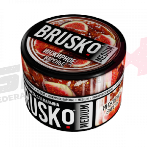 Бестабачная смесь "Brusko" Инжирное варенье, банка 50 гр.
