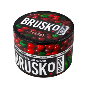 Бестабачная смесь "Brusko" Клюква, банка 50 гр.