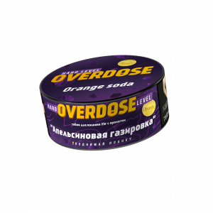 Табак для кальяна "Overdose" Апельсинова газировка, банка 25 гр.