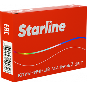 Табак для кальяна "Starline", Клубничный мельфей , пачка 25 гр.