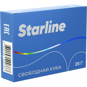 Табак для кальяна "Starline", Свободная куба, пачка 25 гр.