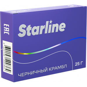 Табак для кальяна "Starline", Черничный крамбл, пачка 25 гр.