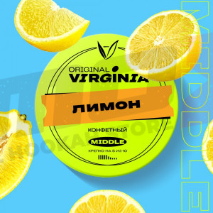 Табак для кальяна "Virginia Original Middle" Лимон, 25 гр.