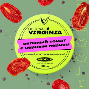 Табак для кальяна "Virginia Original Middle" Вяленый томат с черным перцем, 25 гр.