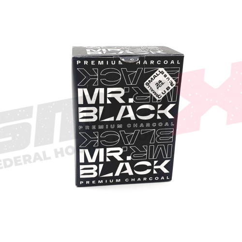 Уголь для кальяна "Mr. Black" 72 куб. размер 22, 1 кг.